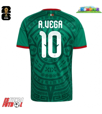 México Alexis Vega #10 Primera Equipación Mundial 2026 Manga Corta México Alexis Vega #10 Primera Equipación Mundial 2026 Manga Corta